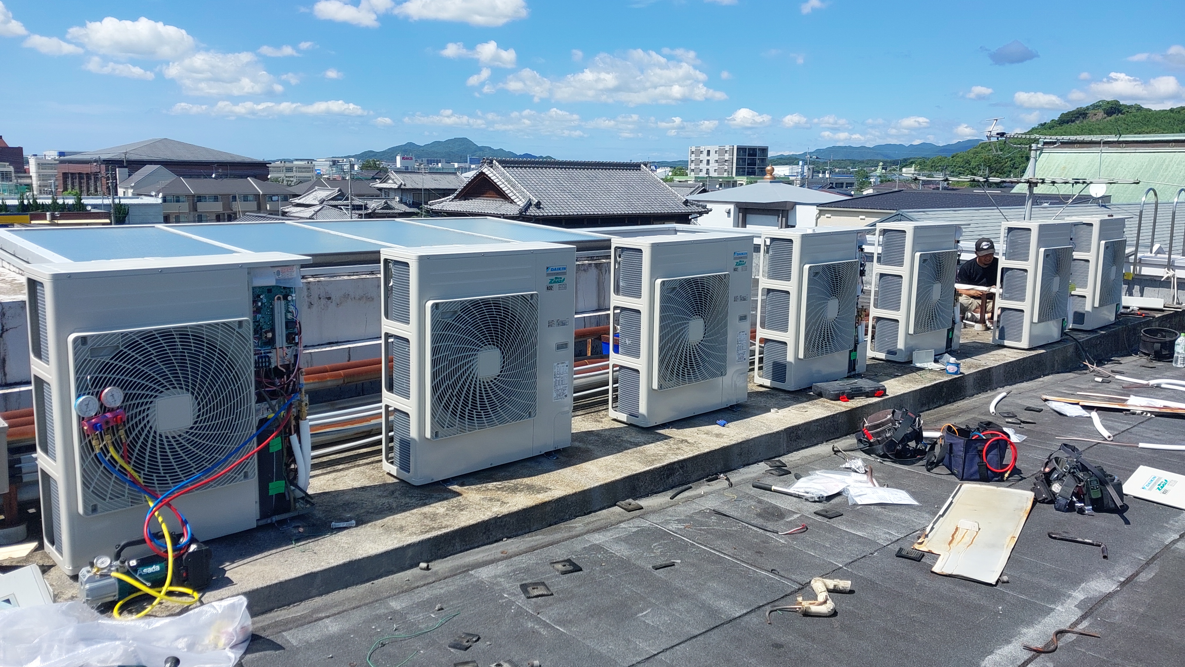 糟屋郡志免町 オフィス空調設備入れ替え工事